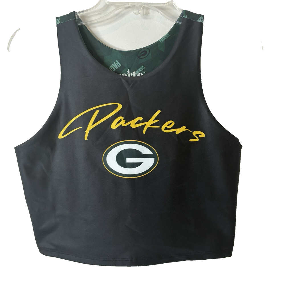 Certo NWT Women's Green Bay Packers NFL Midi Tank Bra Size XL